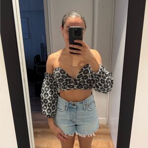 Bardot Kaela Broderie Top